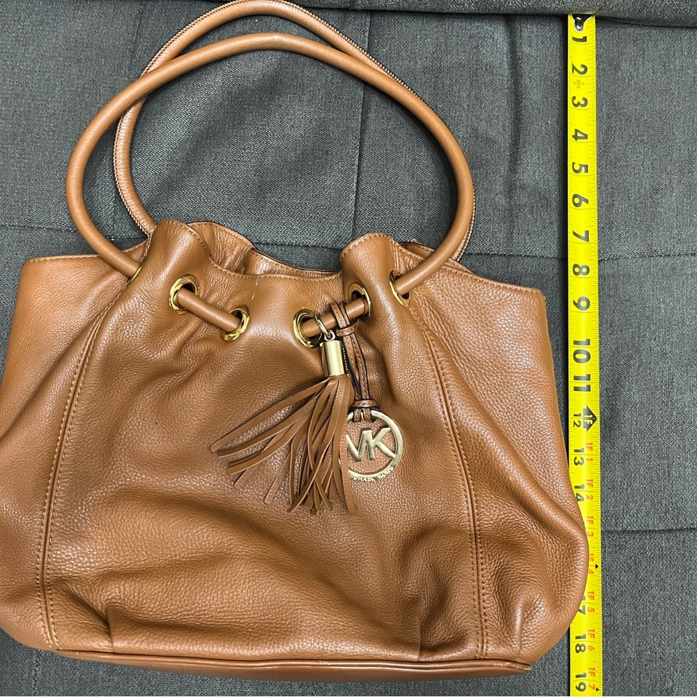 Michael Kors Tan Leather Tote Bag
